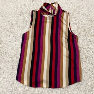 Vince Camuto stripped sleeveless blouse